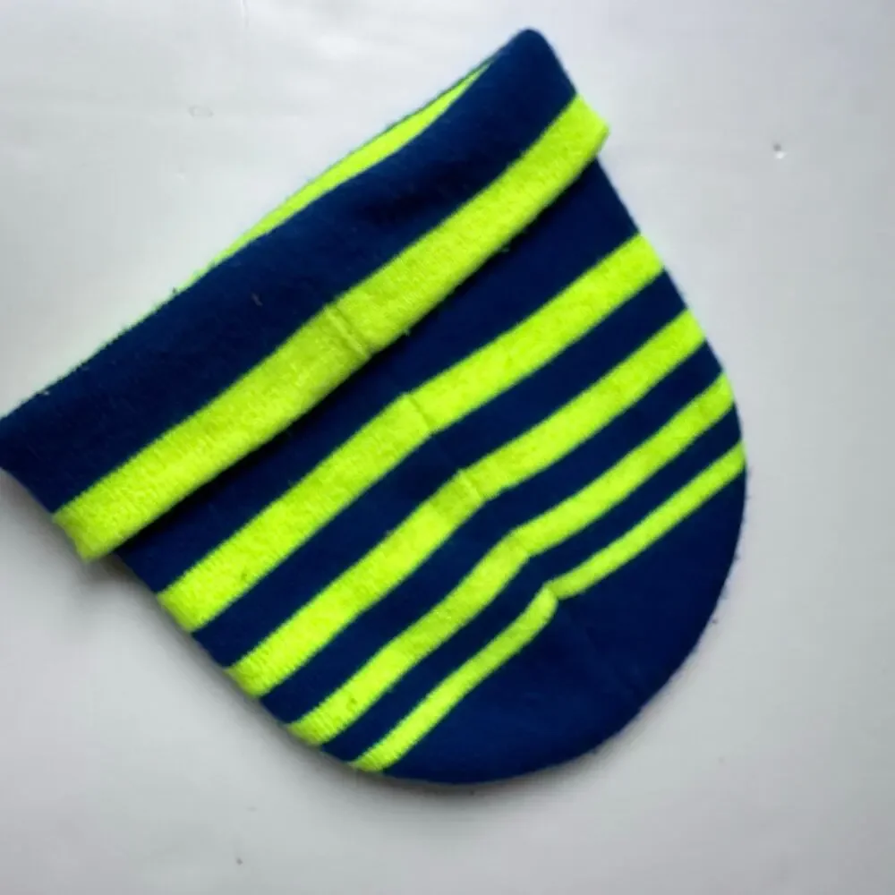 Nike Youth Beanie - Blue and Green Winter Hat